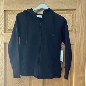 Tavi Noir, black, NWT, size XS zip front hoodie